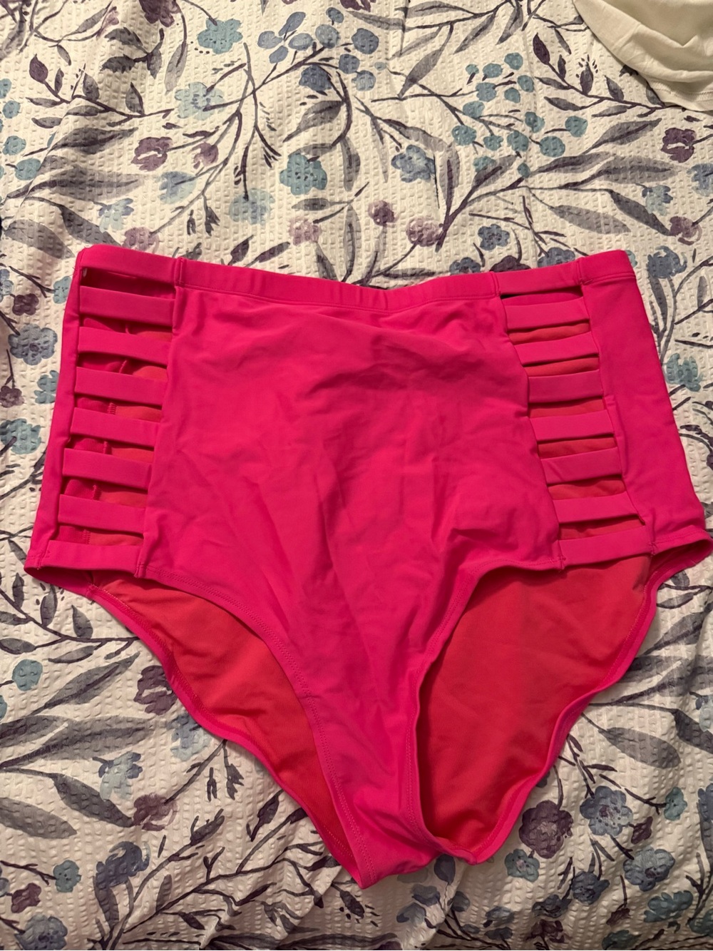 Forever 21 Bright Pink Swim Bottoms
